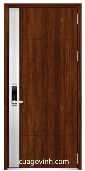 Cửa gỗ công nghiệp HDF hiện đại giá rẻ tại Vinh