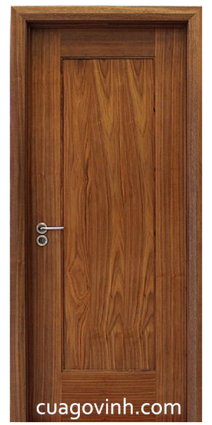 Mẫu cửa gỗ óc chó hiện đại đơn giản
