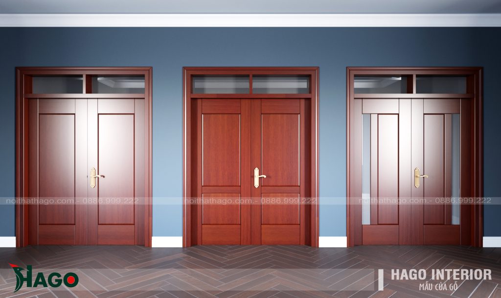 Các Mẫu Cửa Chính Đẹp Làm Từ Gỗ Hương Đá Nam Phi
