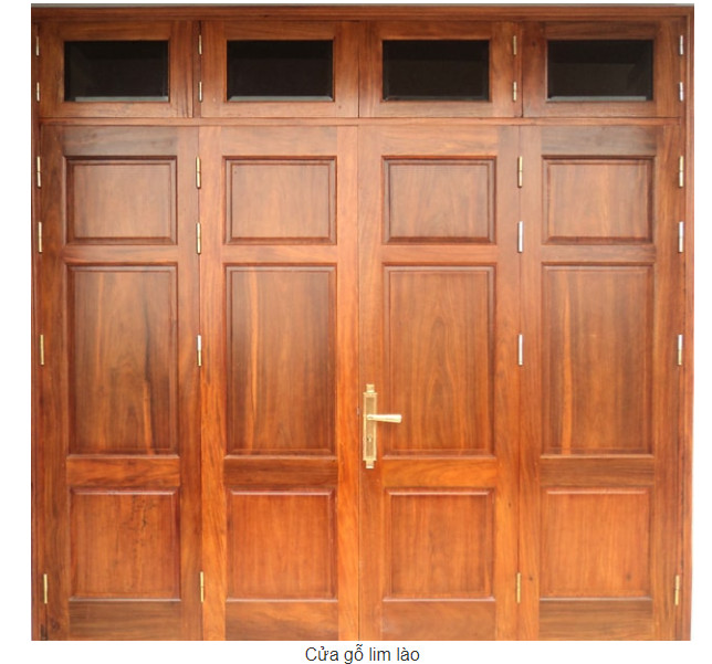 Mẫu của gỗ Lim Lào đẹp