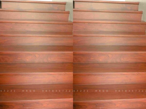 Bậc cầu thang gỗ Hương Đá Nam Phi