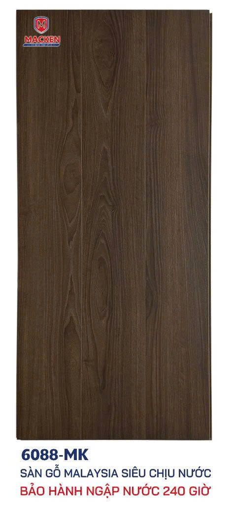 Sàn Gỗ Malaysia HDF cốt nâu Macken 6088-MK