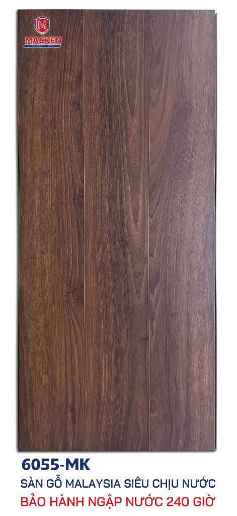 Sàn Gỗ Malaysia HDF cốt nâu Macken 6055-MK